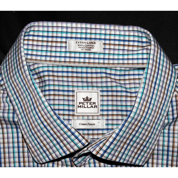 Peter Millar‎ Men's Long Sleeve Button Front Shirt Size XL - Picture 7 of 8